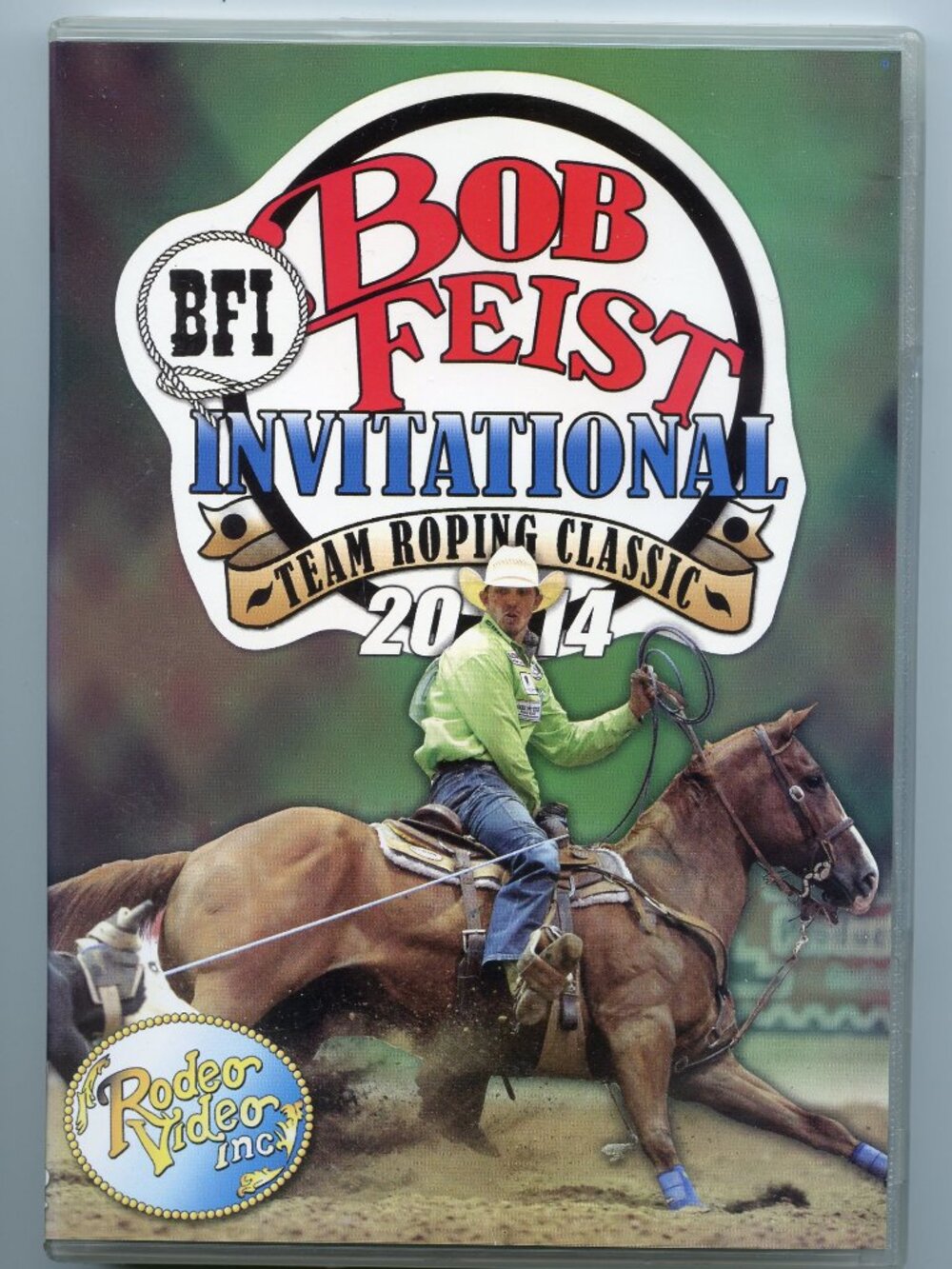 2014 Bob Feist Invitational BFI Team Roping Classic DVD With Stat Sheet